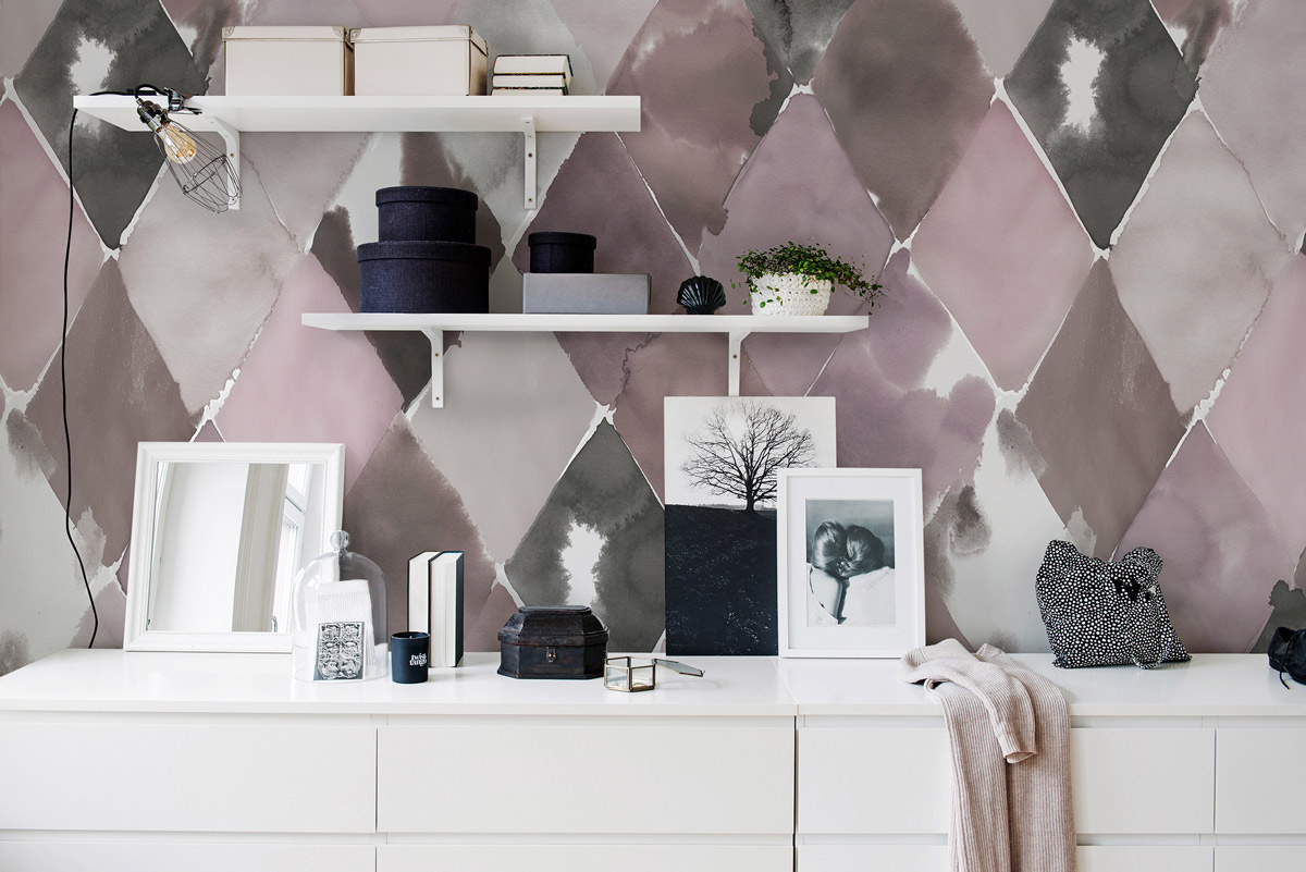 Wandbild Big - Plum