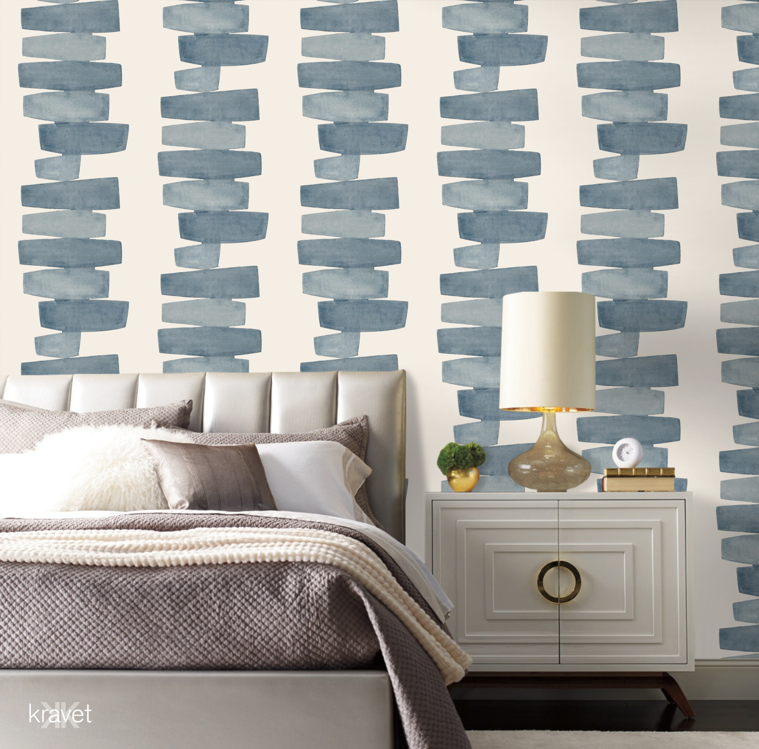 Tapete Stacked - Slate