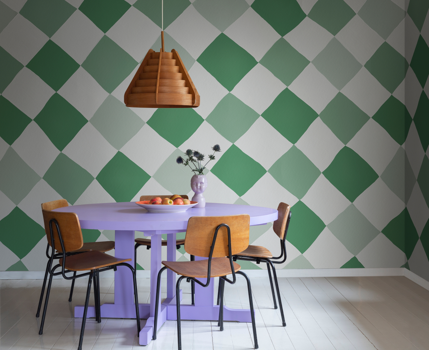 Wandbild Tremble - green