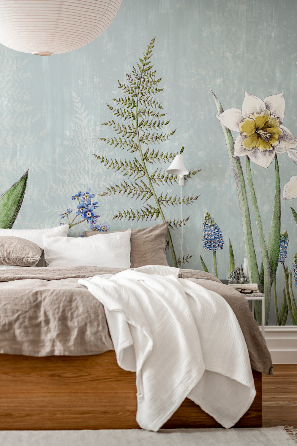 Wandbild Bumblebee - Light Blue