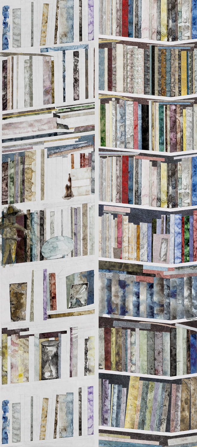 Wallpaper Bibliothèques - Matinal Panel A