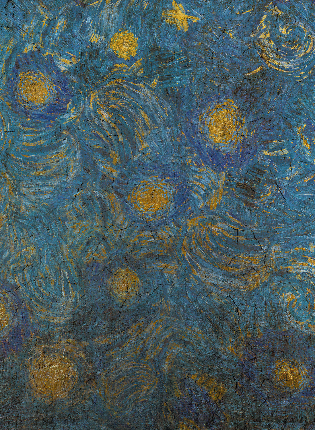 Wandbild Vincent - Blue