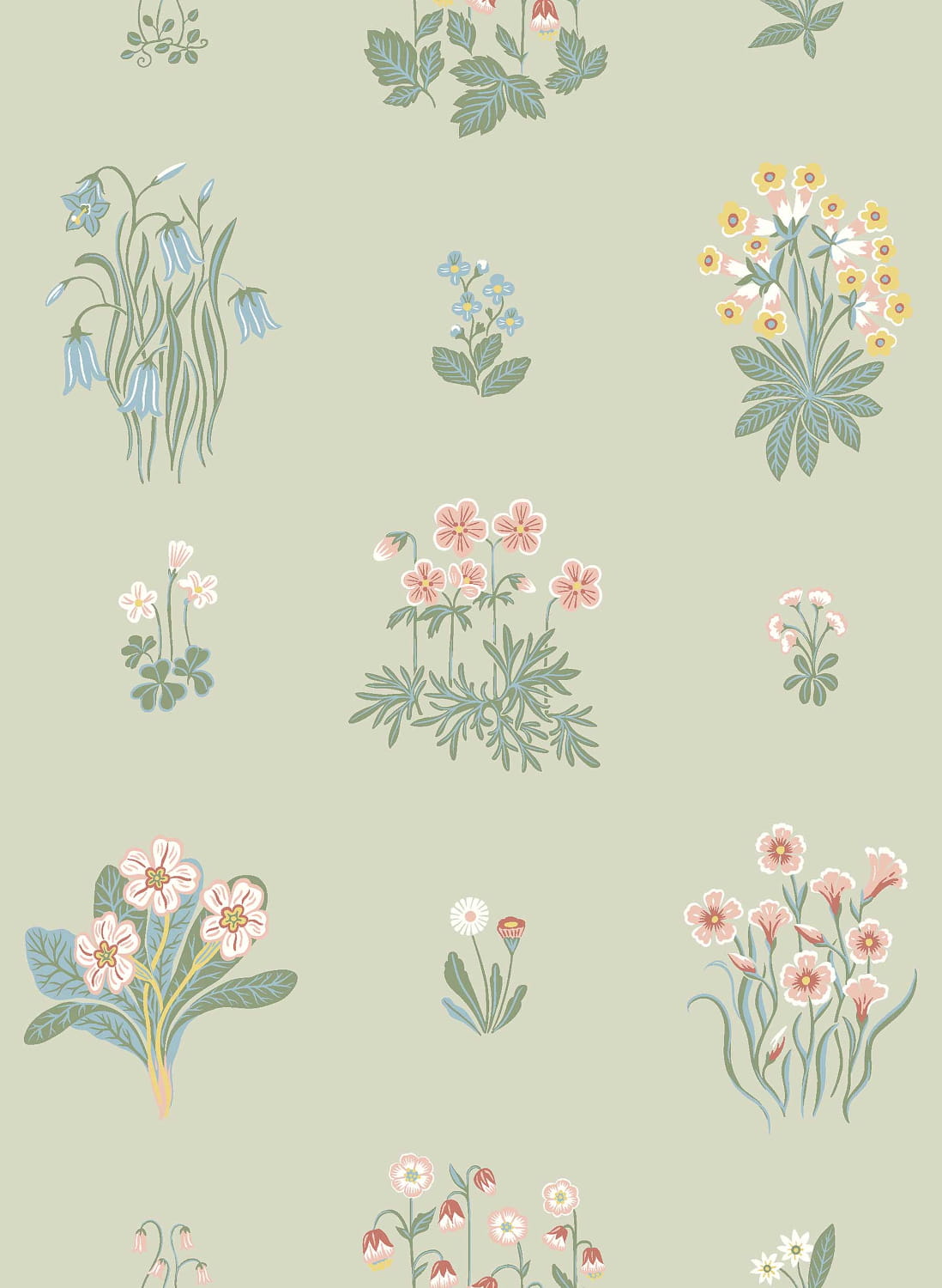 Tapete Ängsflora - 6950