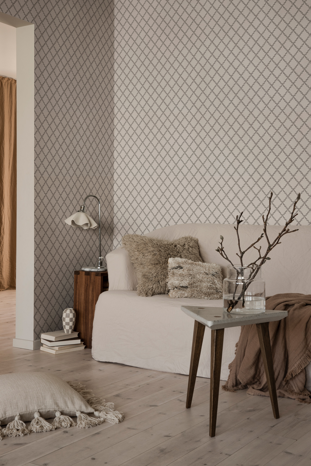 Tapete Trellis - Graphite