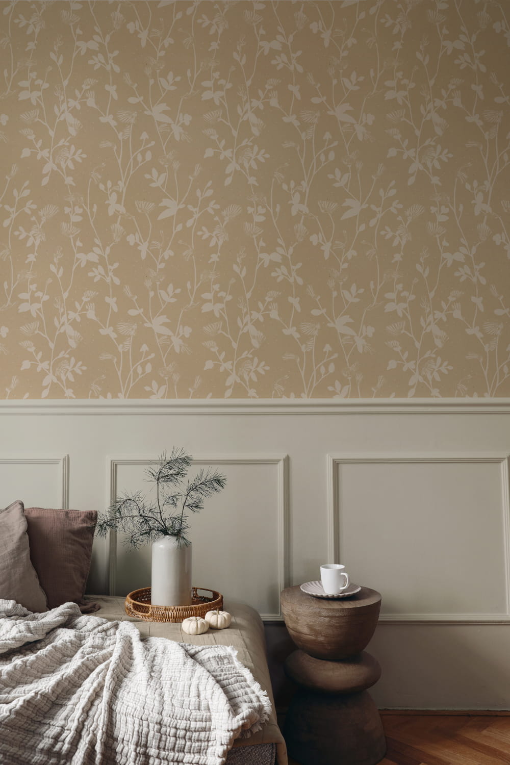Tapete Feather Plant - Beige