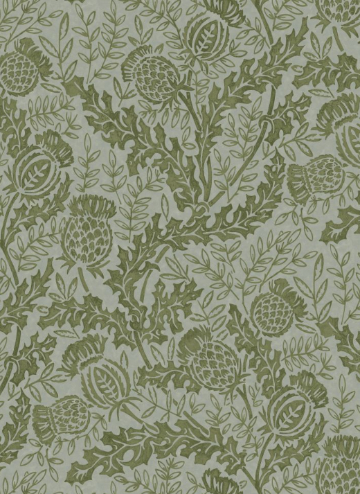 Tapete Mulberry Thistle - Green/ Teal