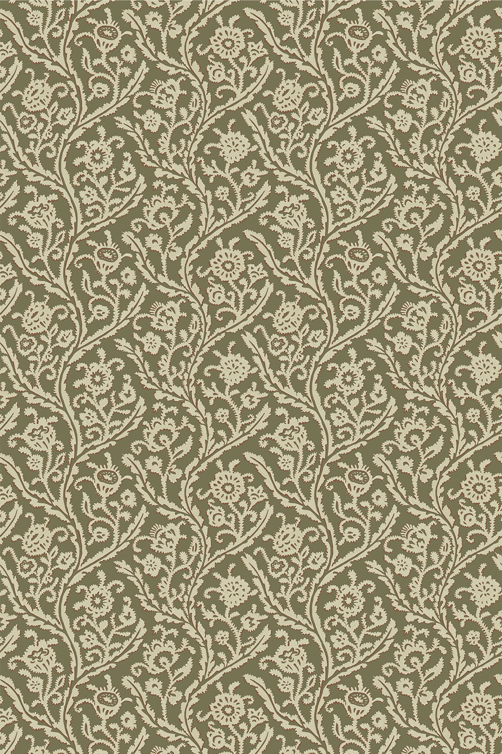 Carta da parati Letti - Olive