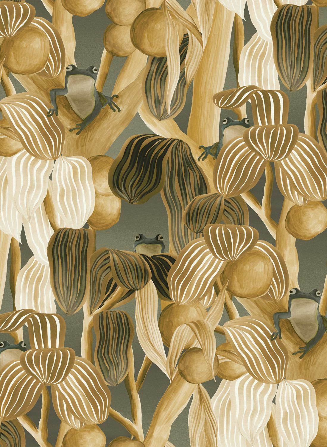 Tapete Les Grenouilles De Chavroches - Woodwork