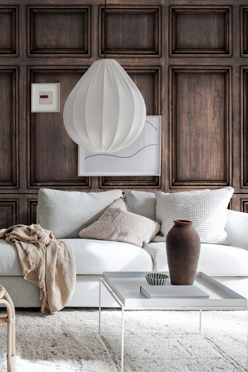 Wandbild Oxford - Walnut