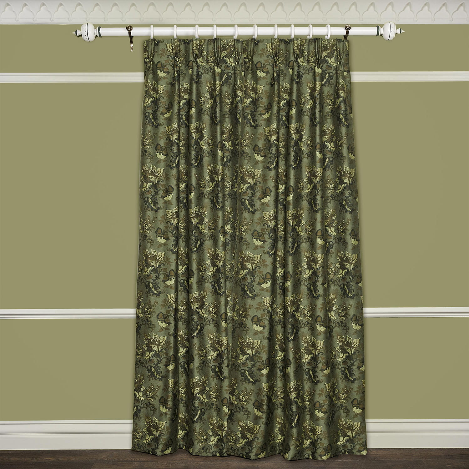 Tissu Persephone - Jacquard - Verdigris