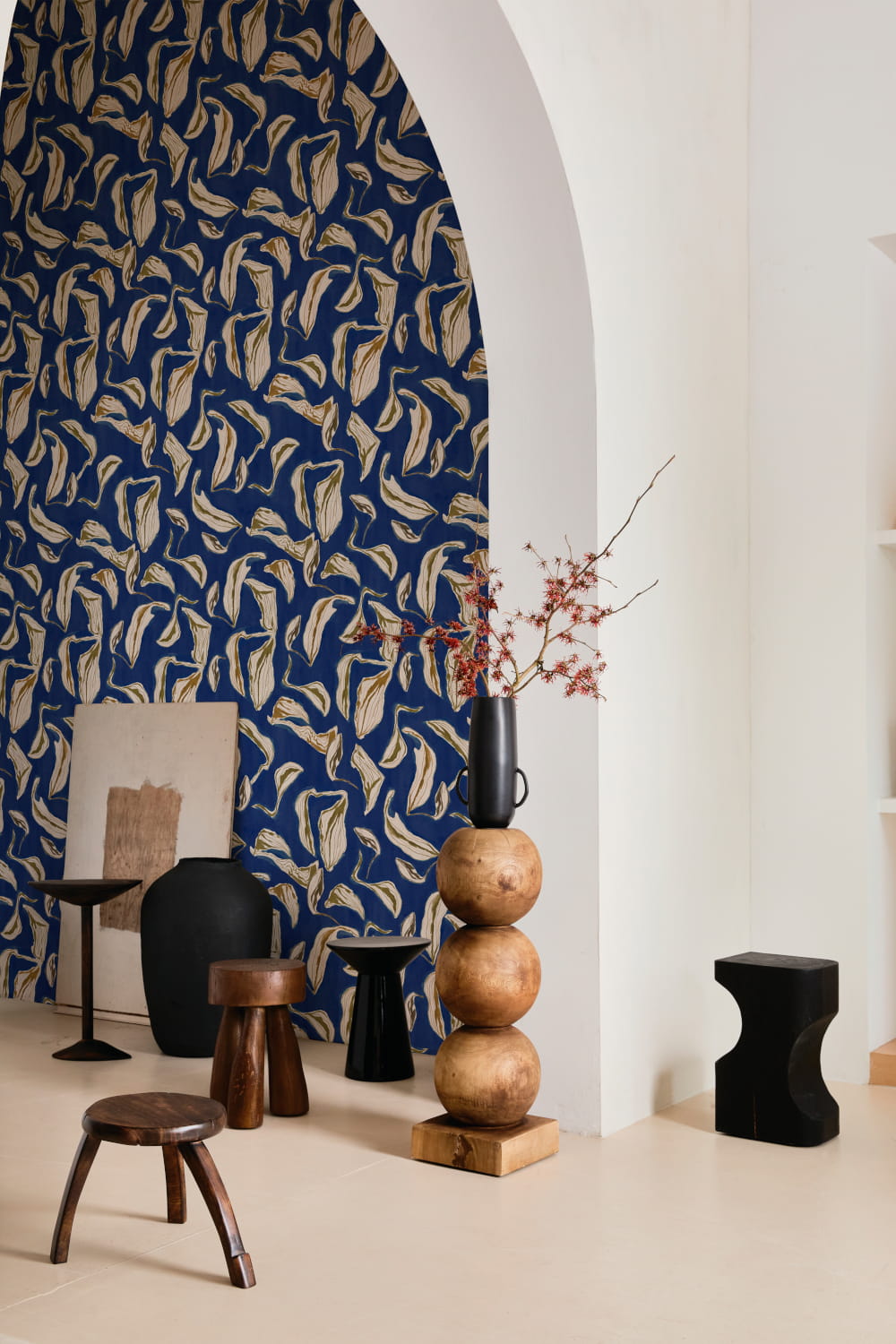 Tapete Moroccan Branches - Blue