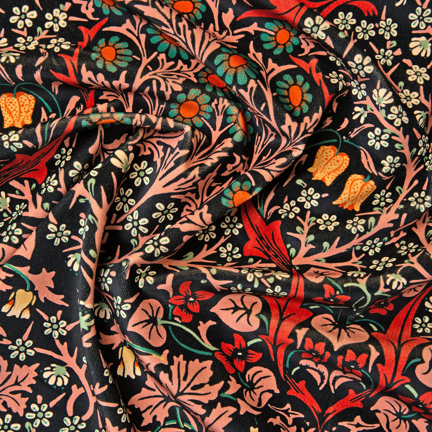Stoff Blackthorn - Velvet - Tourmaline