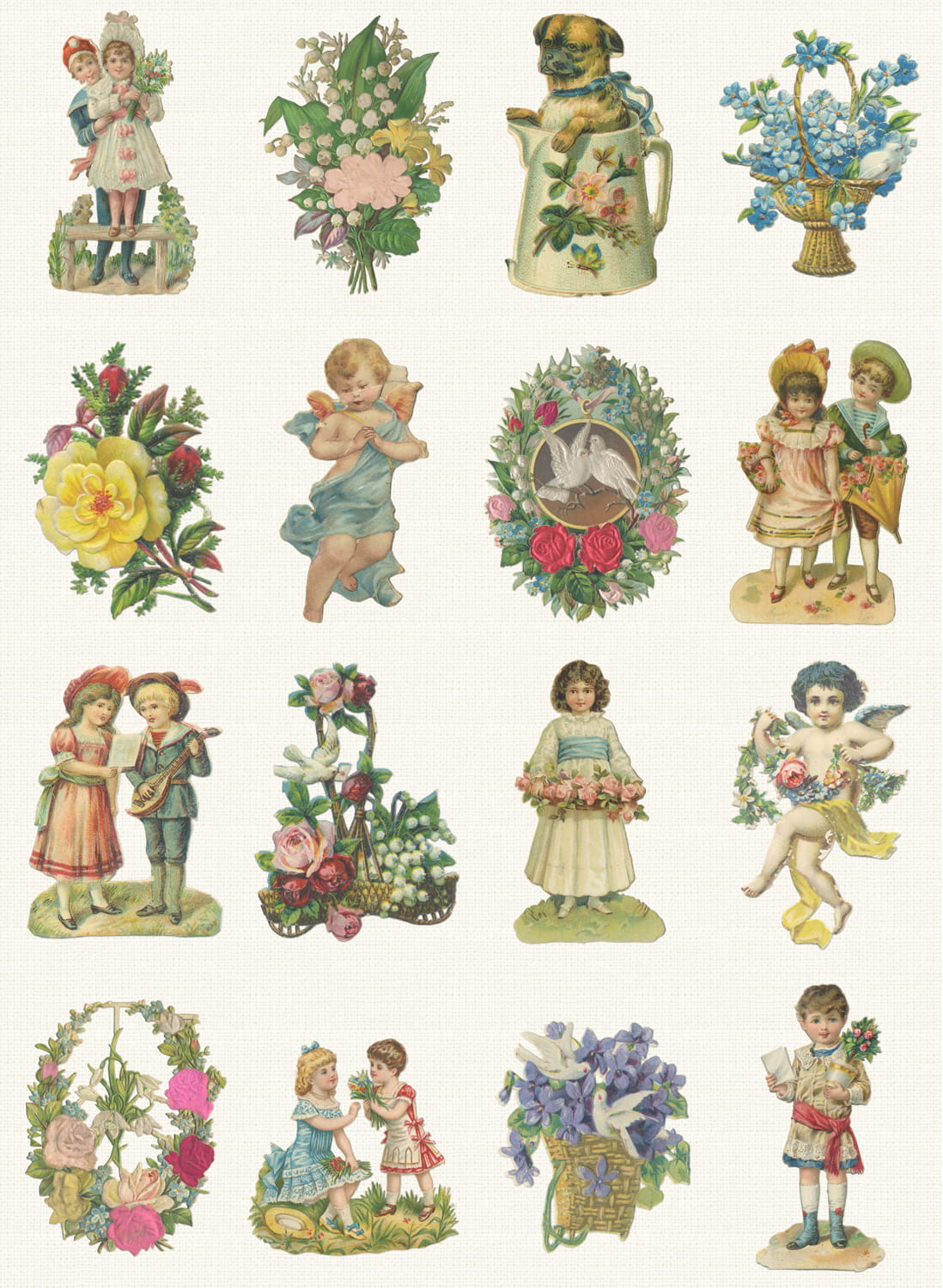 Tapete Vintage Scraps - Vintage Scraps