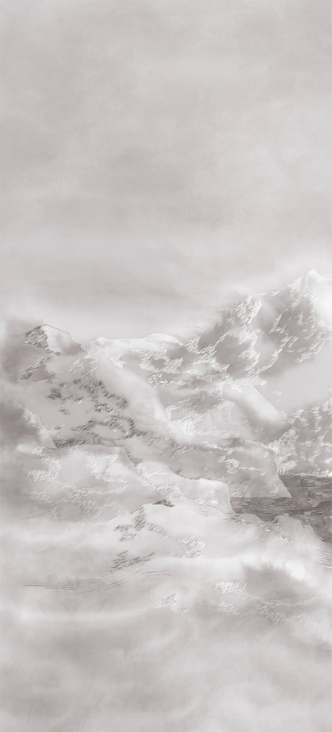 Papier peint panoramique Reflets d'Ossau - Original Panel A