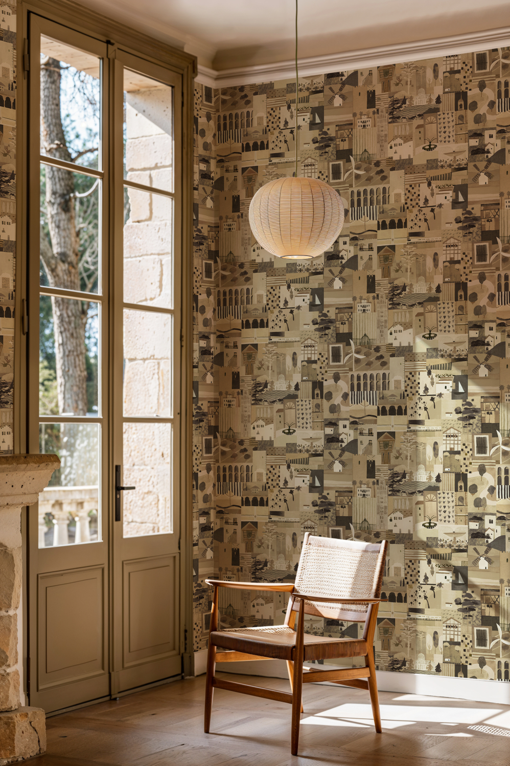 Tapete Postal - Beige