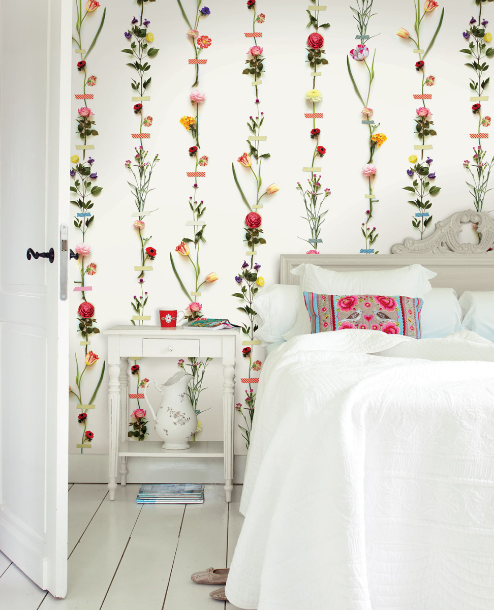 Tapete Flower Garland - Multicolor