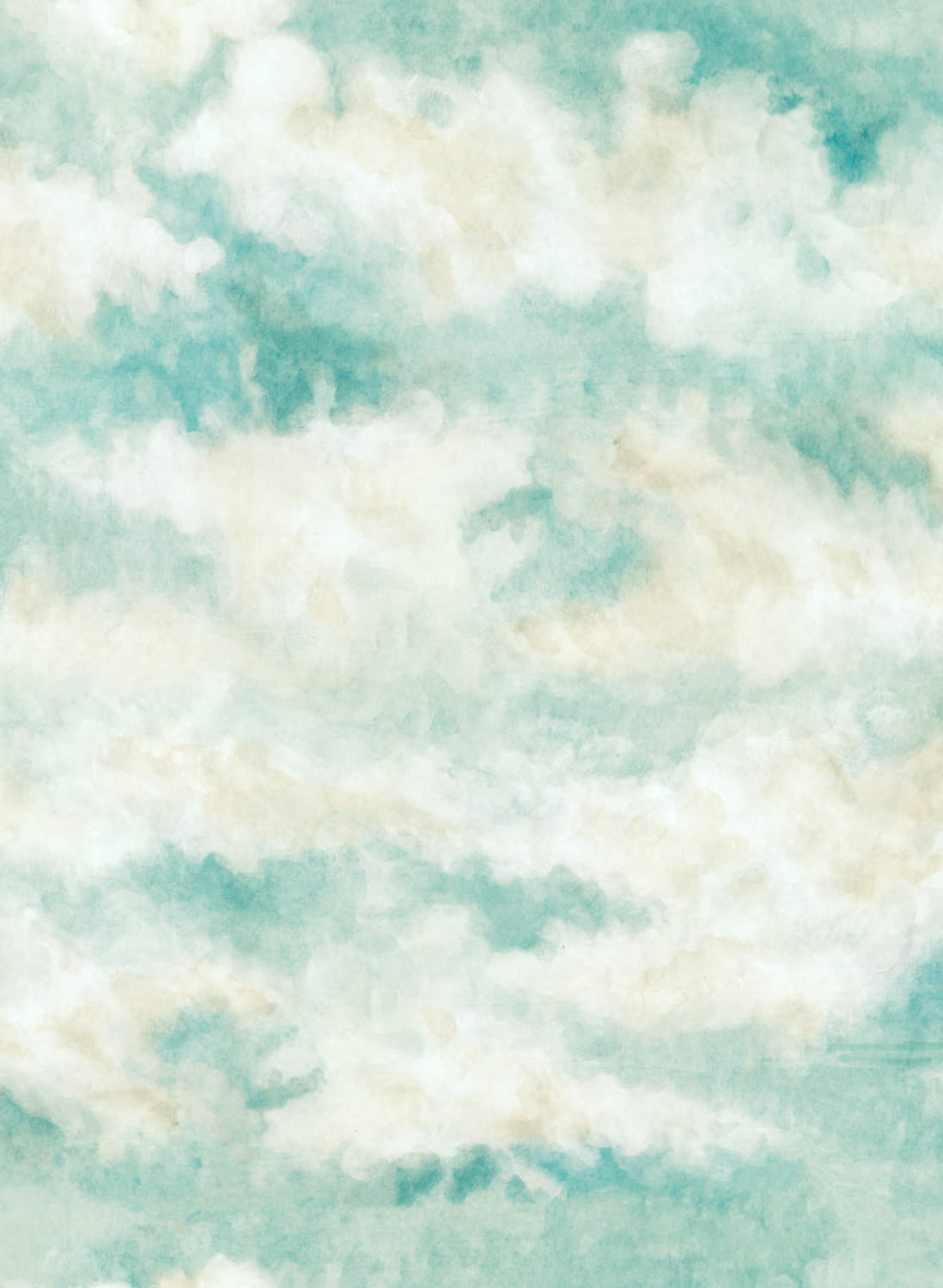 Tapete Nouage - Turquoise/ Taupe