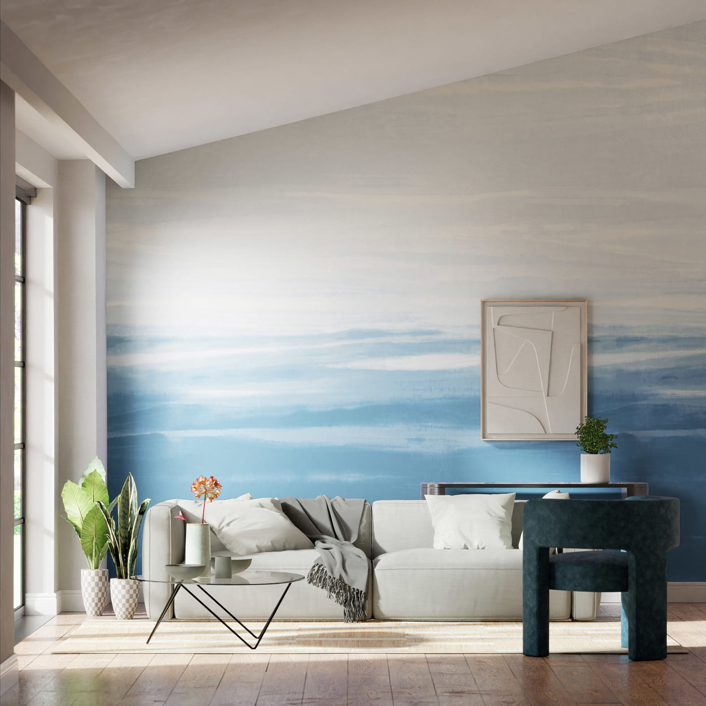 Wandbild Manzara - Wild Water/ Exhale
