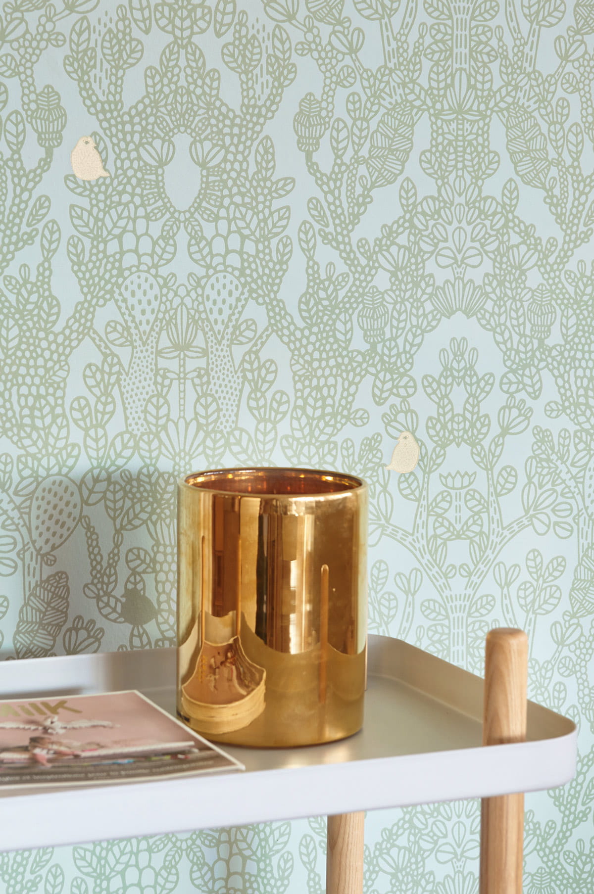 Tapete Amelie - Dusty Green/ Turquoise