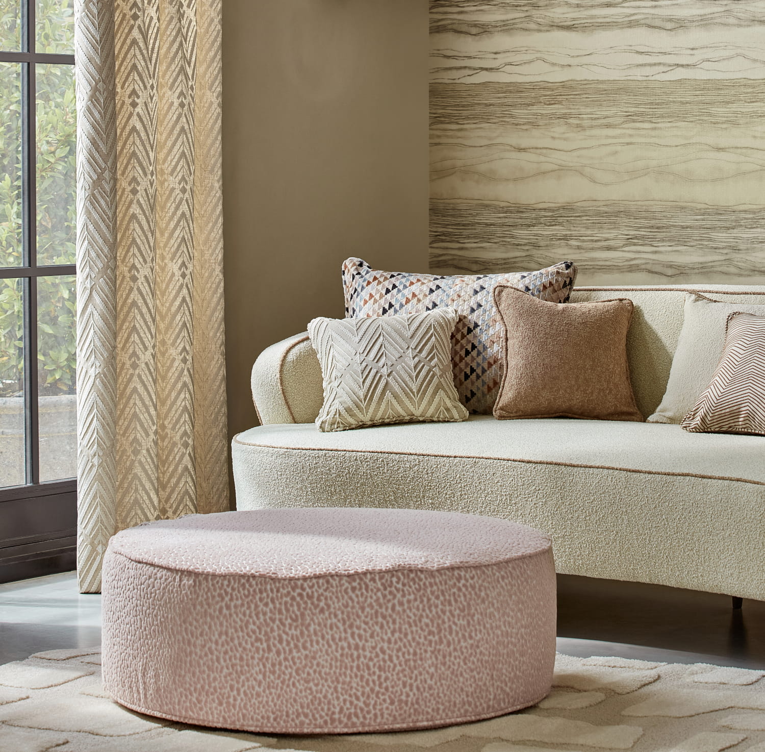 Tapete Metamorphic - Taupe/ Linen