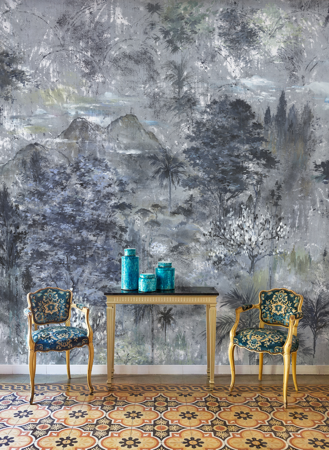 Wandbild Glass