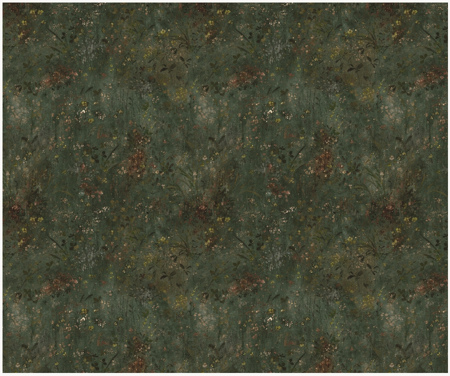 Wandbild Juni - Forest Green