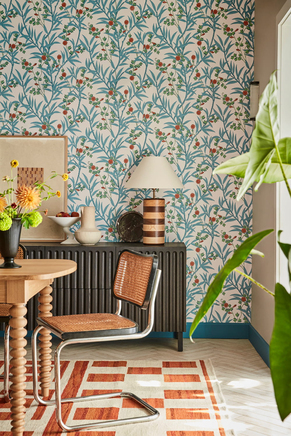 Tapete Bamboo Floral - Heat