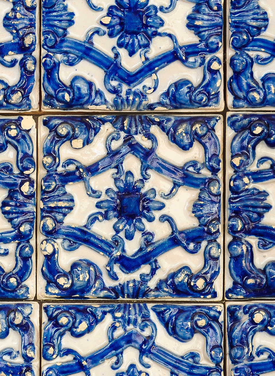 Tapete Artisan Tiles - Morocco Blue