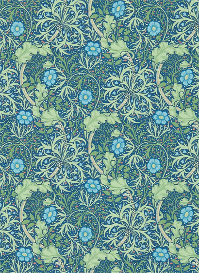 Tapete Seaweed - Cobalt/ Thyme