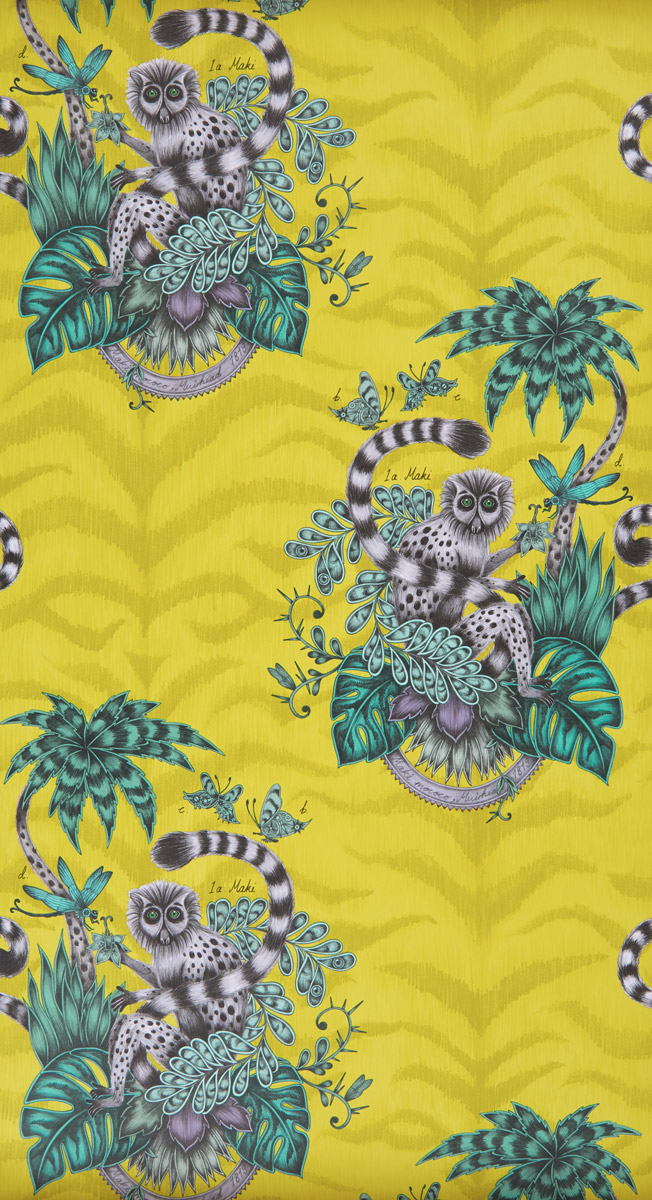 Tapete Lemur - lime