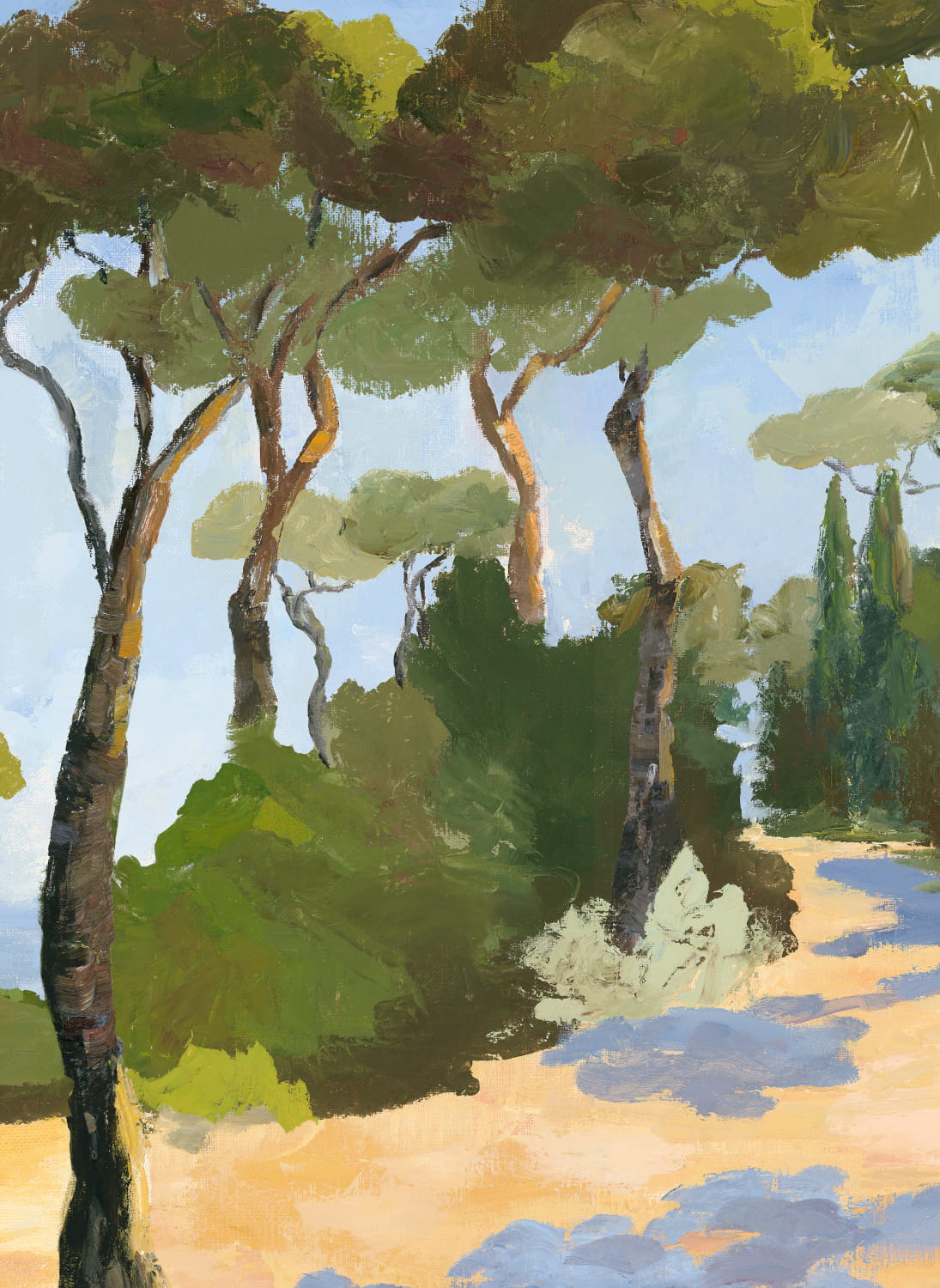 Wandbild Lérins - Panel A