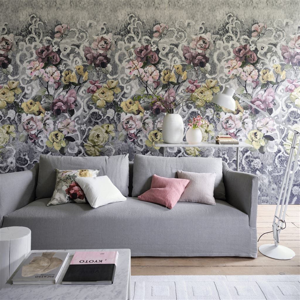 Tapete Tapestry Flower - Platinum