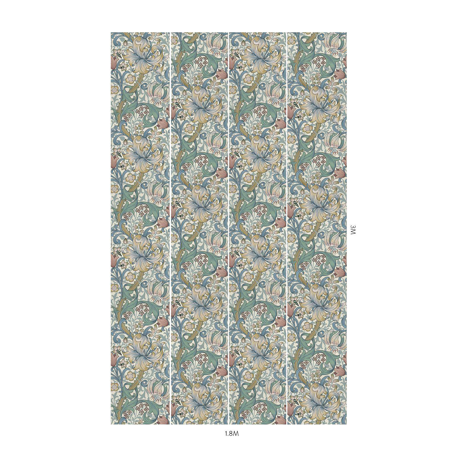 Tapete Golden Lily - Moonstone