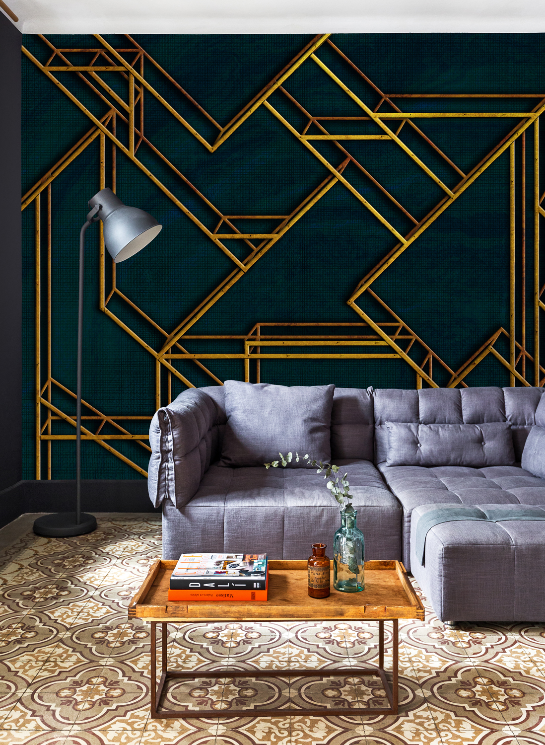 Wandbild L Geometric