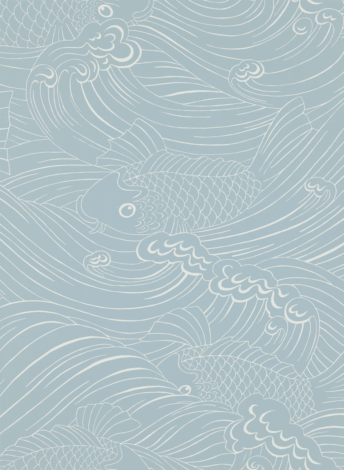 Tapete Plenty More Fish - Ocean Blue