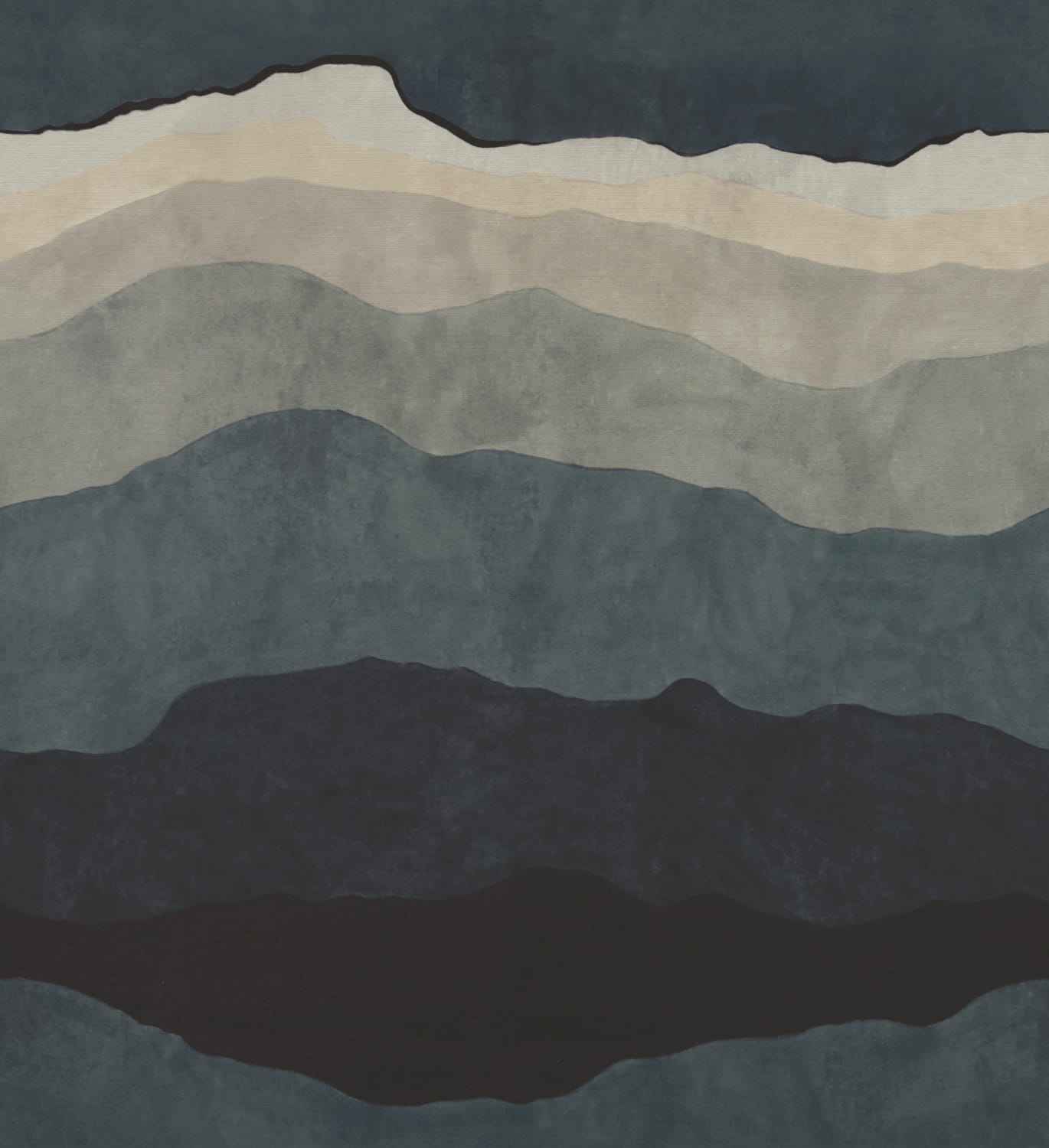 Wandbild Sedimentary - Midnight