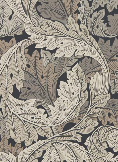 Tapete Acanthus - Charcoal/ Grey