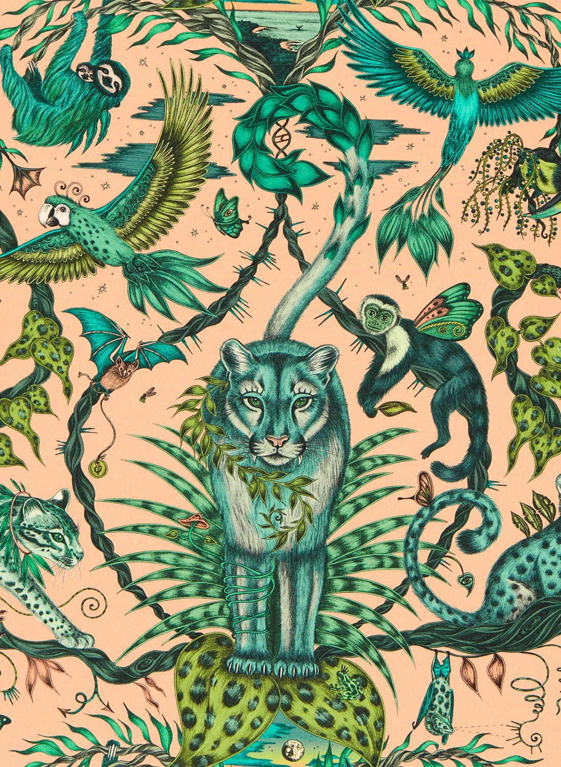 Tapete Bosque Dreams - Pink