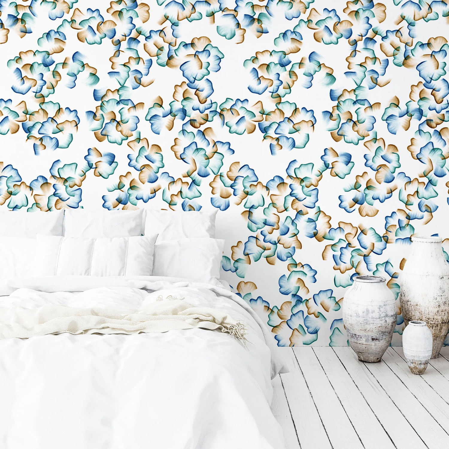 Wandbild Printemps - Blanc