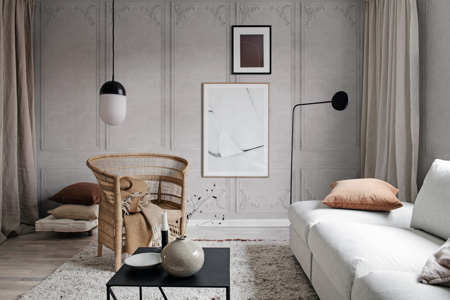 Wandbild Harlow - Marble