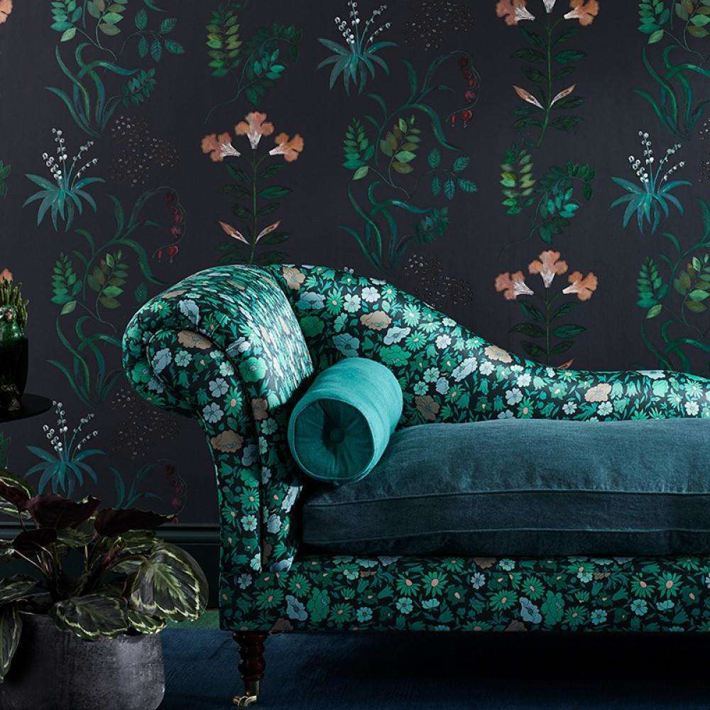 Tapete Botanical Stripe - Jade