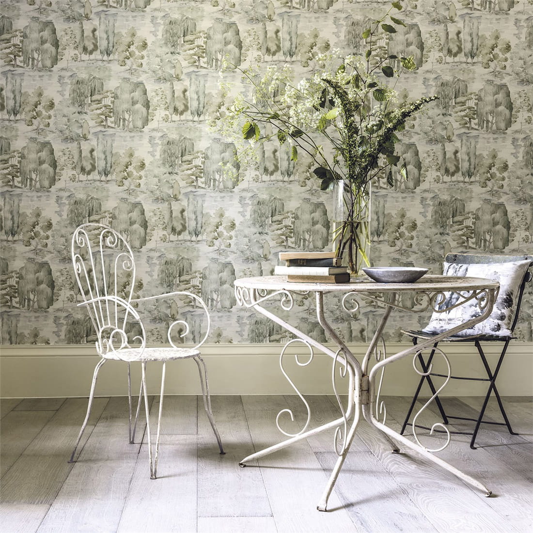 Tapete Waterperry - Willow/ Olive
