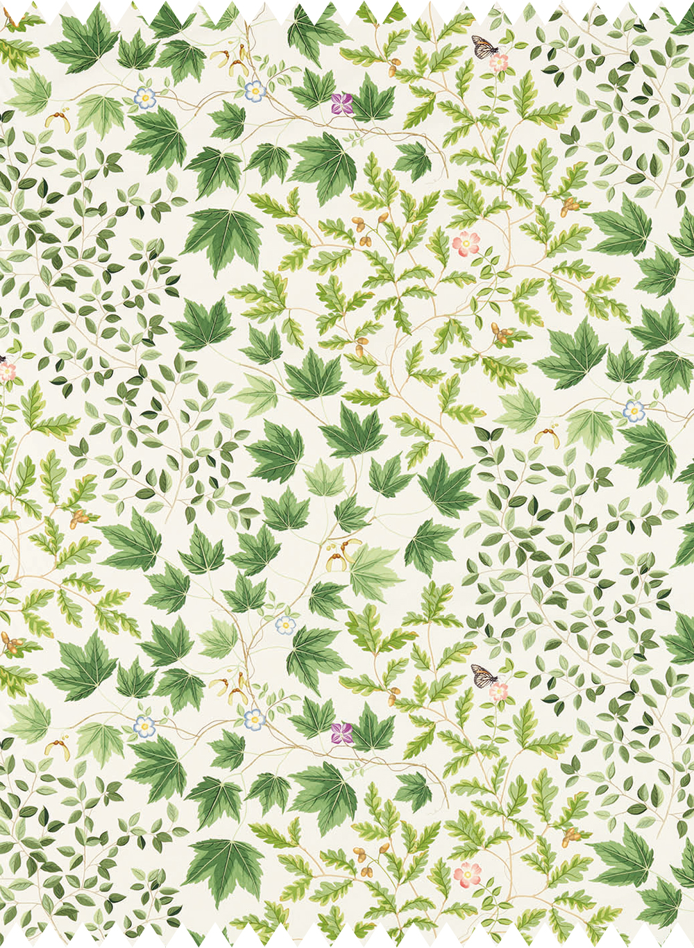 Stoff Sycamore and Oak - Botanical Green