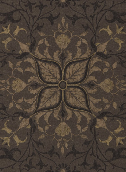 Tapete Pure Net Ceiling - Charcoal/ Gold