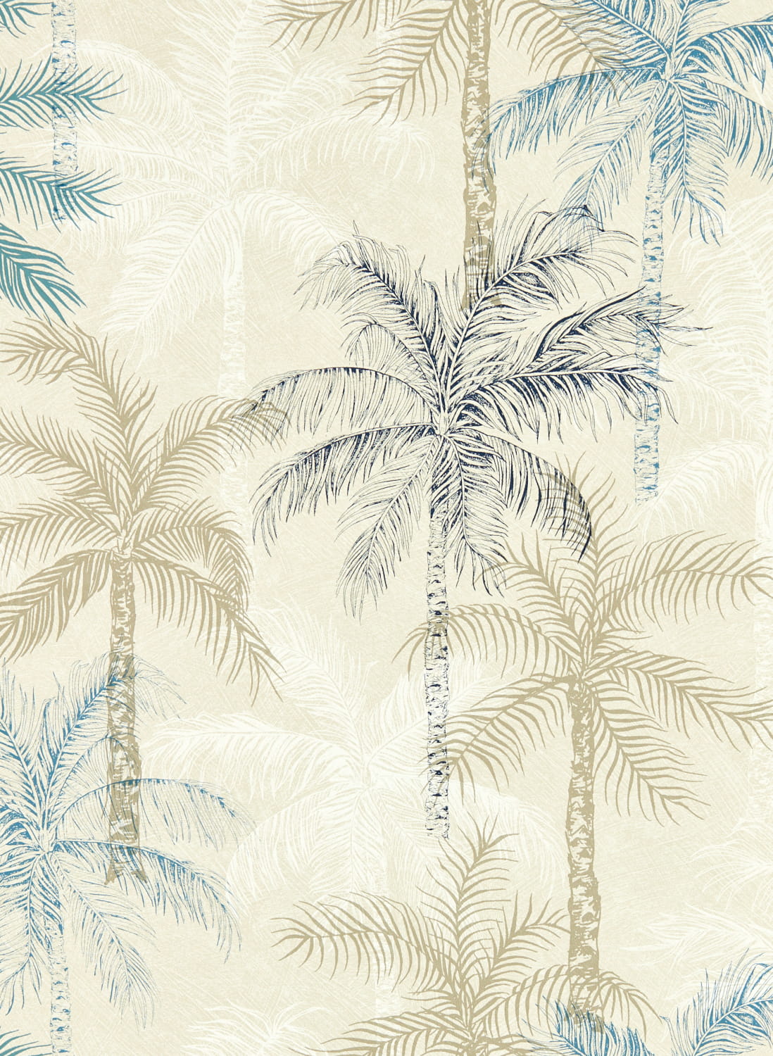 Tapete Palmyra - Denim