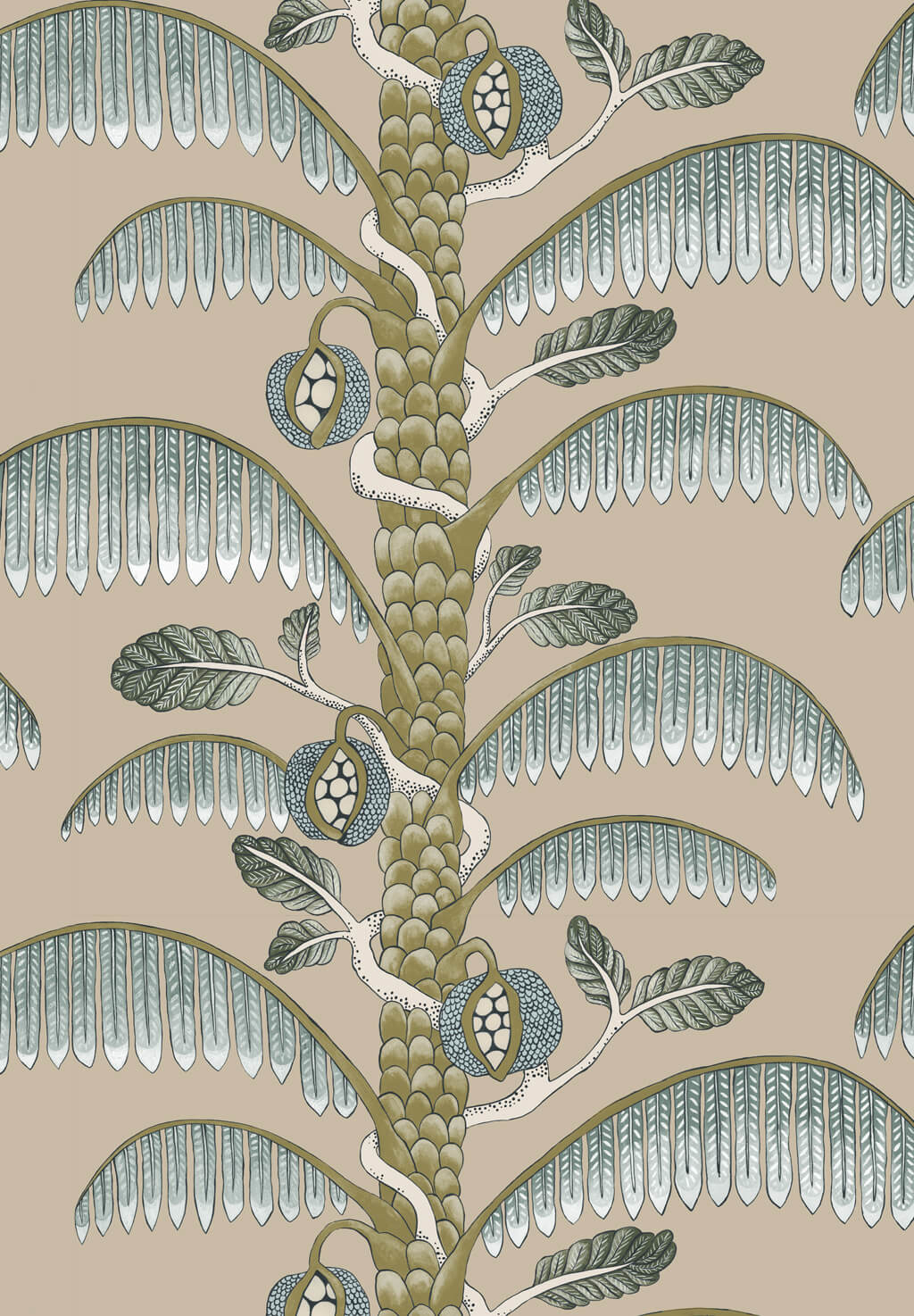 Tapete Palm Stripe - Edge Sand