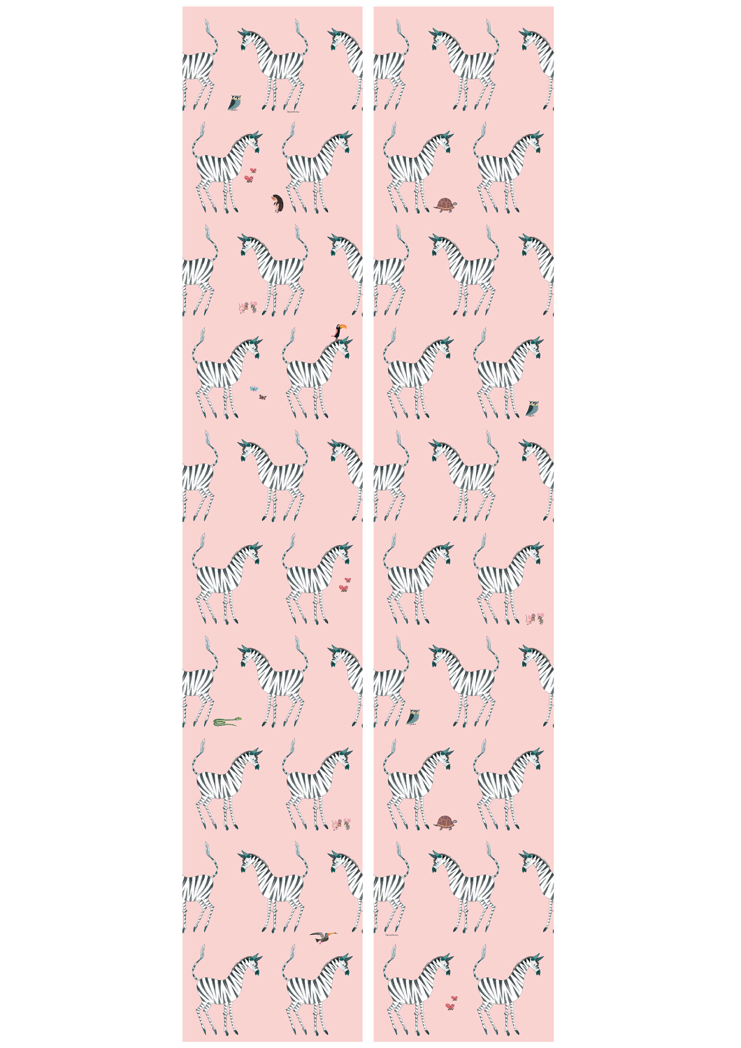 Tapete Zebra - Roze
