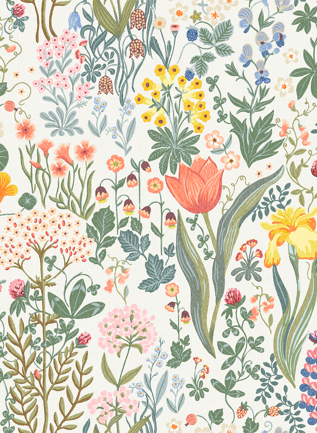 Wallpaper Blomsterhav - 2053