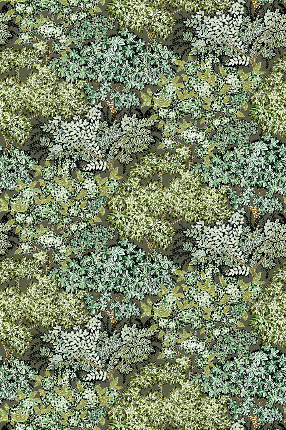 Tapete Broccoli Canopy - Chaingate Green