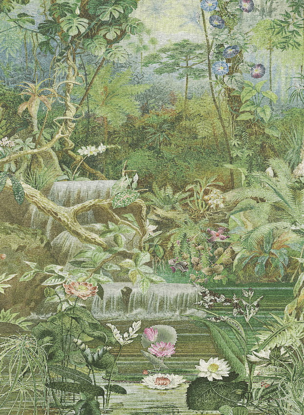Wandbild Coari - Green Panel 1